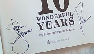 10 Wonderful Years (Madam & Eve) Signed by both the authors Stephen Francis and Rico)