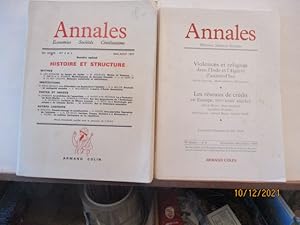 Annales - Economies - Sociétés - Civilisations, puis Annales. Histoire, Sciences sociales ( histo...