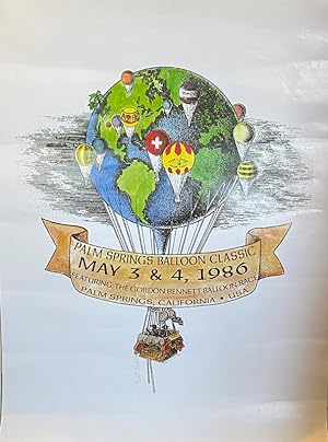 Hot Air Balloon Posters (Collection of 2): Palm Springs Balloon Classic May 3 & 4, 1986; and, Gor...