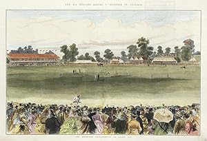 The Melbourne Cricket-Ground on Boxing Day. The All England Eleven V. Eighteen of Victoria.