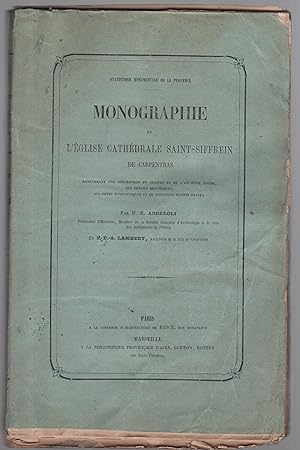 Monographie de l'église cathédrale Saint-Siffrein de Carpentras