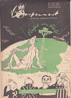 Das Wespennest. Satirische Wochenzeitschrift. 9.Mai 1947
