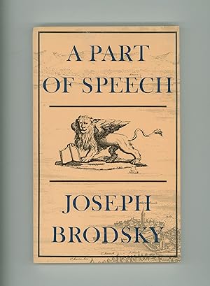 A Part of Speech, Poems by Joseph Brodsky, Nobel Prize Winning Poetl 1980 First Paperback Printin...