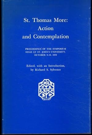 St. Thomas More: action and contemplation;: Proceedings