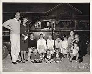 Original photograph of George Roy Hill, Louisa Horton, and W. James Hill, Aurora Hill, and famili...