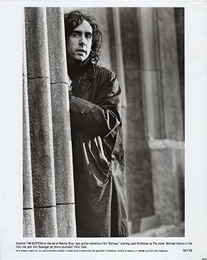 Batman (Original promotional photograph of Tim Burton from the 1989 film)