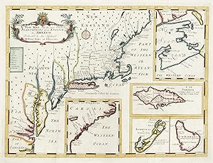 A New Map of the most Considerable Plantations of the English in America Dedicated to His Highnes...