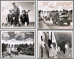 Four 10 by 8-inch US Military Photos. World War II Era