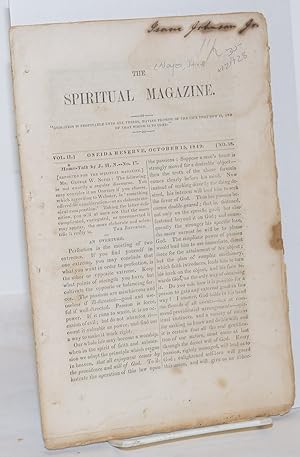 The spiritual magazine, vol. 2, no. 18, October 15, 1849