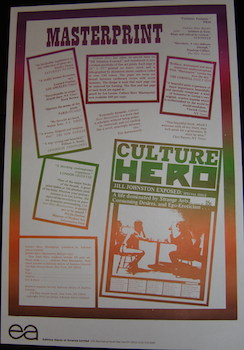 Masterprint. Culture Hero, 1970.