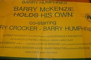 Barry Humphries' 'Barry McKenzie Holds His Own'.