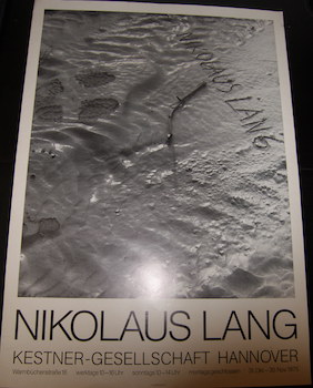 Nikolaus Lang. Kestner-Gesellschaft, Hannover, Germany. October 31-November 30, 1975.