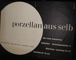 Porzellan aus selb. die neue sammlung. Haushalt Hotel, Munich. circa [1960].
