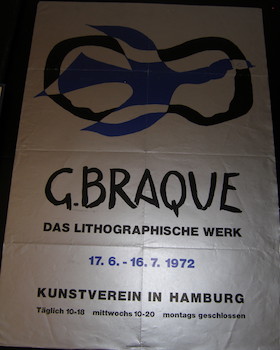 G. Braque, Das Lithographische Werk.Kunstverein in Hamburg. June 17-July 16, 1972.