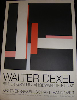 Walter Dexel, Bilder Graphik Angewandte Kunst. Kestner-Gesellschaft, Hannover. January 25-March 3...