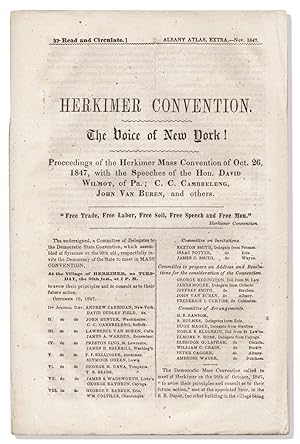 Herkimer Convention. The Voice of New York! Proceedings of the Herkimer Mass Convention of Oct. 2...