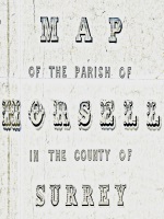 CD of Horsell Map by Edward Ryde, 1851