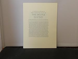 Advance Notice of a Clover Hill Edition of The Chester Play of the Deluge with wood-engravings by...