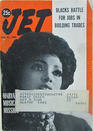 Jet (Magazine). August 21, 1969