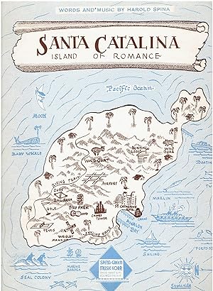Santa Catalina - Island of Romance (Vintage Sheet Music)