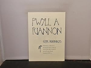 Keith Holmes, London - Prospectus for Pwyll a Riannon, an adaptation by Emyr Humphreys from The M...