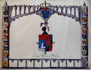 ARMORIAL DE . «MANUSCRITO ILUMINADO. ARMORIAL DOS PAÍSES BAIXOS». SÉC. XIX.