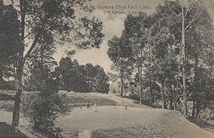 Nuwara Eliya Golf Links 9th Green Ceylon Sri Lanka Old Postcard