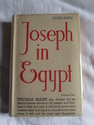 Joseph in Egypt Volume 1