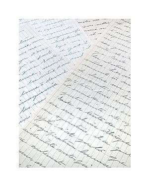Simone de BEAUVOIR / Manuscrit autographe / Marquis de Sade / Essai
