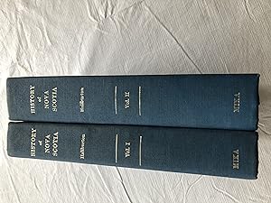 History of Nova Scotia Volumes 1 & 2 Reprint if 1829 edition