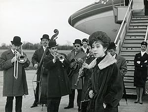 "Helen SHAPIRO à PARIS février 1962" Photo originale argentique d'époque par Claude POIRIER (cach...