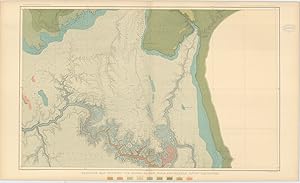 [The Grand Canyon]. Geological Map showing the Kanab, Kaibab, Paria and Marble Cañon Platforms.