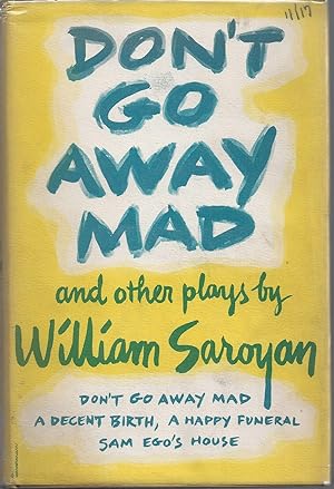 Don't Go Away Mad and Other Plays (Review Copy and copy of writer and critic Thomas Quinn Curtiss)