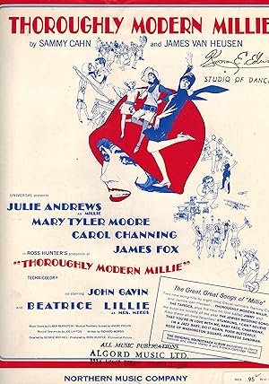 Thoroughly Modern Millie - sheet Music - Julie Andrews Cover