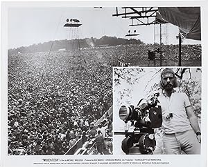 Woodstock (Original photograph from the the 1970 film, with inset of director Michael Wadleigh)