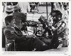 Telefon (Original photograph of Charles Bronson and Don Siegel from the set of the 1977 film)