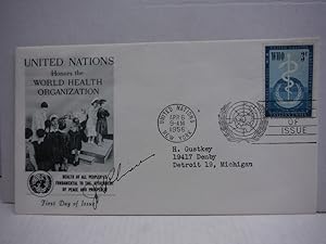 1956: JOSEPH BANKS RHINE SIGNED FIRST DAY COVER