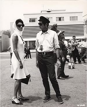 Model Shop (Three original photographs, two of Jacques Demy and Anouk Aimee, and one of Demy with...