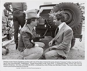 Close Encounters of the Third Kind (Original photograph of Steven Spielberg and François Truffaut...