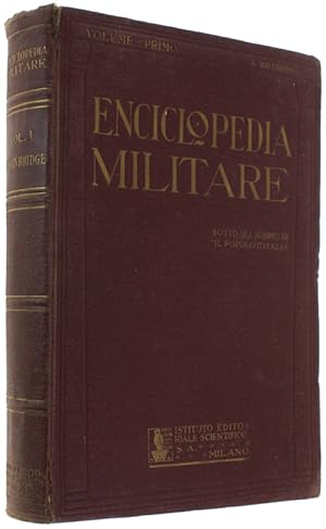 ENCICLOPEDIA MILITARE. Volume 1.: