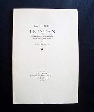 La folie Tristan - poème anglo-normand du XIIème siècle traduit dans son mètre original -