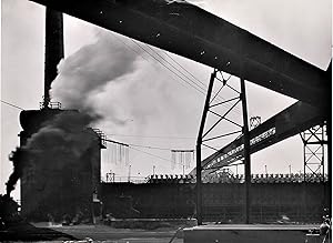 "BETHLEHEM STEEL, SPARROW POINT" [Original Gelatin Silver Print]