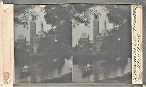 "MEMORIAL THEATRE STRATFORD": Glass Stereoview