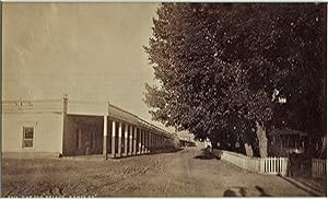 THE OLD "PALACE" SANTA FE (#3012): Original Albumen Photograph