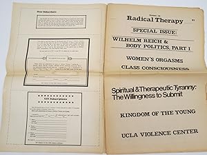 ISSUES IN RADICAL THERAPY, WINTER 1973-74, VOLUME 2, NO. 1