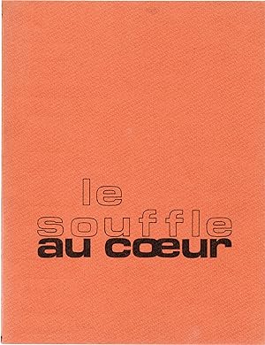 Le souffle au coeur [Murmur of the Heart] (Original screenplay for the 1971 French film)