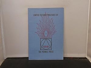 The Penmiel Press of Edward Burrett - Catalogue of Limited Editions 1978-1988, Publicity Leaflet ...