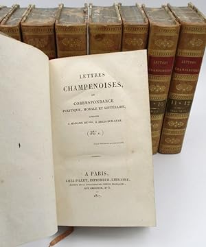 Lettres champenoises, ou Correspondance politique, morale et littéraire, adressée à madame de ***...