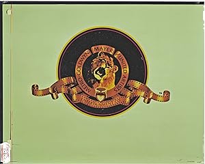 Original large format color negative of the Metro-Goldwyn-Mayer lion mascot