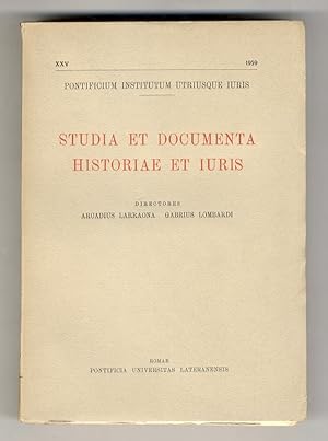 Ebrei e orientali nell'Italia settentrionale fra il IV e il VI secolo d. Cr. (In: "Studia et Docu...